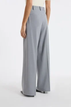 ETAM Corte Ancho|Pantalones|Pantalón de traje ancho GRIS