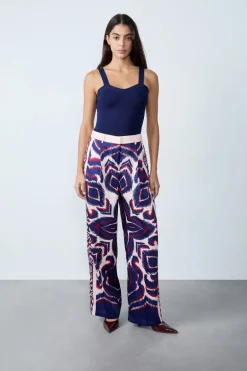 ETAM Corte Fluido|Corte Ancho|Pantalón fluido ESTAMPADO