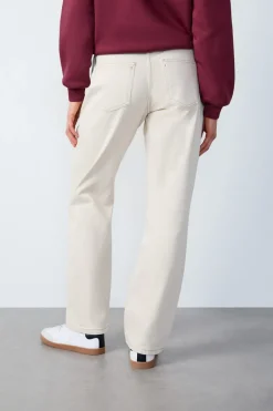ETAM Corte Recto|Pantalón vaquero recto BEIGE