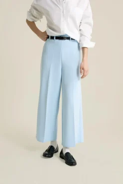 ETAM Corte Ancho|Pantalones|Pantalon cropped BLEU