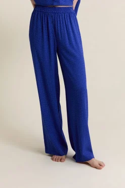 ETAM Los Pijamas Más Responsables|Partes De Abajo De Pijama|Pantalon de pyjama à pois BLEU ROYAL