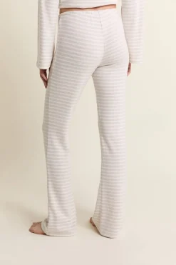 ETAM Homewear|Los Pijamas Más Responsables|Pantalon de pyjama à rayures BEIGE