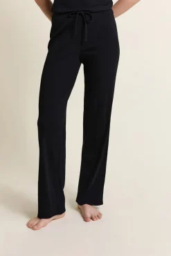 ETAM Los Pijamas Más Responsables|Pijamas Esenciales|Pantalon de pyjama avec coton NOIR