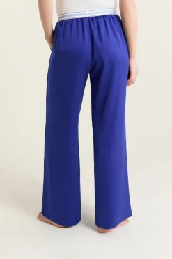 ETAM Los Pijamas Más Responsables|Partes De Abajo De Pijama|Pantalon de pyjama taille élastique "move, smile, sleep" BLEU ROYAL