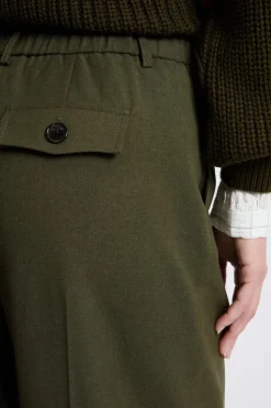 ETAM Pantalones|Pantalon large droit VERT