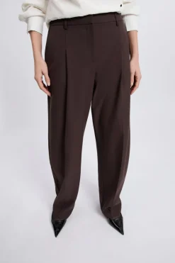 ETAM Pantalones|Pantalon large droit MARRON