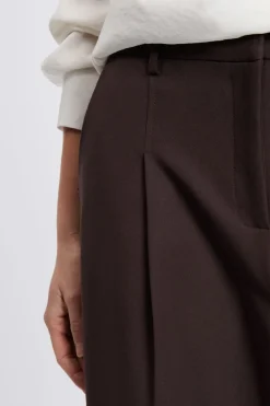ETAM Pantalones|Pantalon large droit MARRON