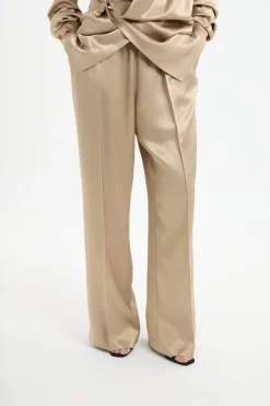 ETAM Corte Ancho|Pantalones|Pantalon large en crêpe SABLE