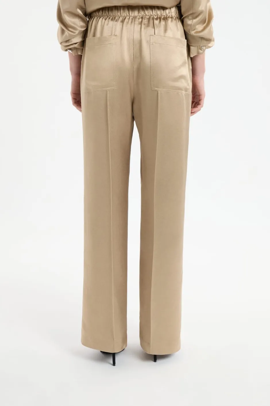 ETAM Corte Ancho|Pantalones|Pantalon large en crêpe SABLE