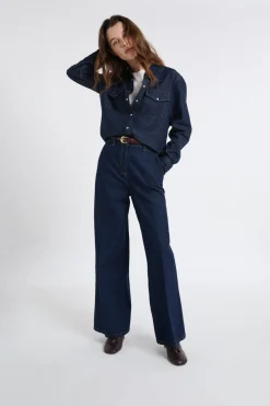 ETAM Corte Ancho|Jeans|Pantalones vaqueros anchos de algodón JEAN DENIM