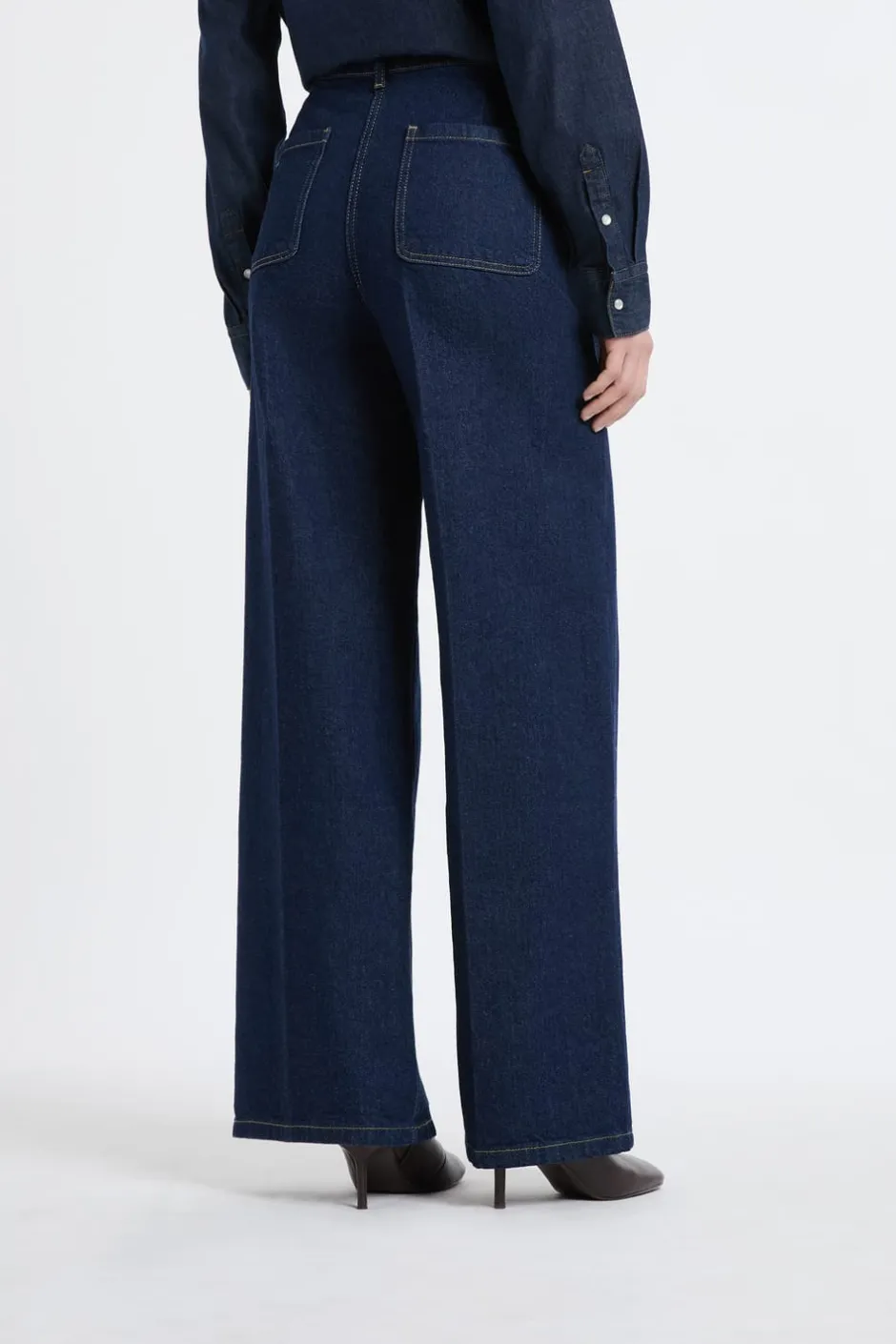 ETAM Corte Ancho|Jeans|Pantalones vaqueros anchos de algodón JEAN DENIM
