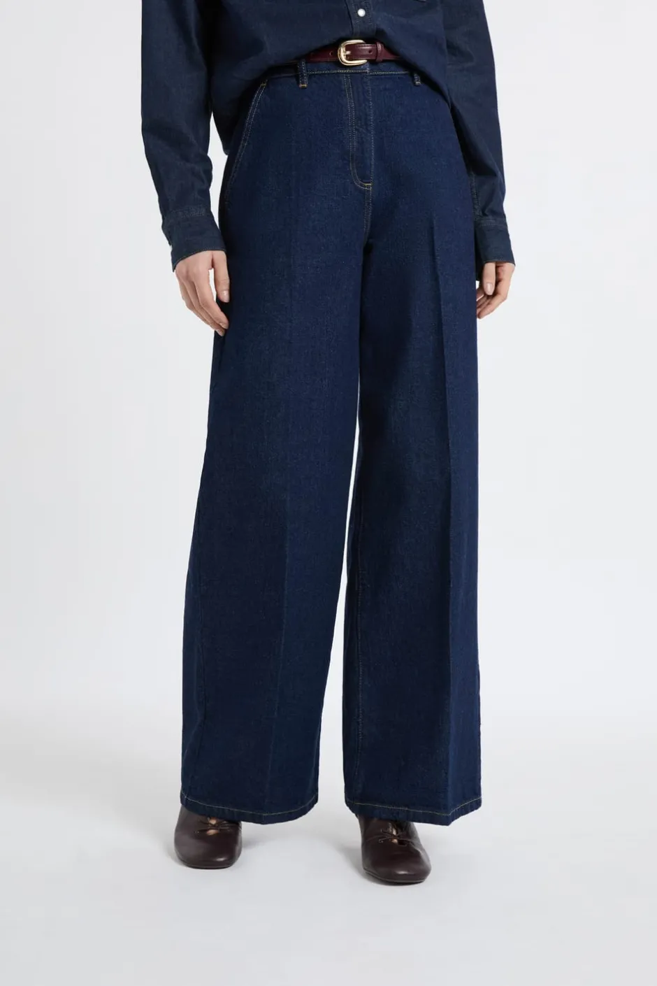 ETAM Corte Ancho|Jeans|Pantalones vaqueros anchos de algodón JEAN DENIM