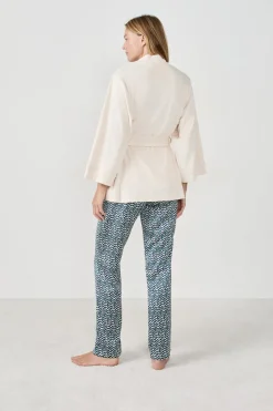ETAM Pijamas Calentitos|Pijamas 2 Y 3 Piezas|Pijama de 3 piezas ESTAMPADO BLANCO ROTO
