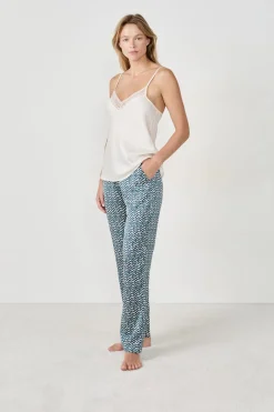 ETAM Pijamas Calentitos|Pijamas 2 Y 3 Piezas|Pijama de 3 piezas ESTAMPADO BLANCO ROTO