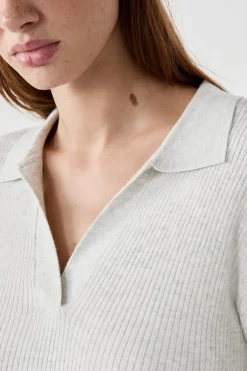 ETAM Ponchos, Sudaderas Y Chaquetas|Los Pijamas Más Responsables|Polo de manga larga GRIS CLARO