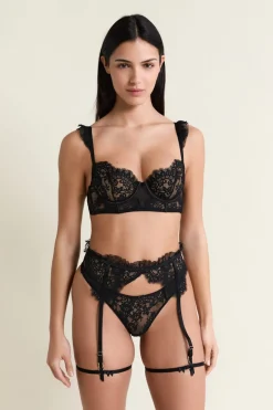 ETAM Ligueros|Porte-jarretelles en dentelle NOIR