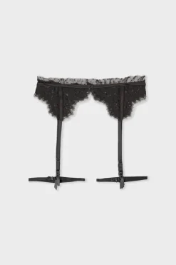 ETAM Ligueros|Porte-jarretelles en dentelle NOIR