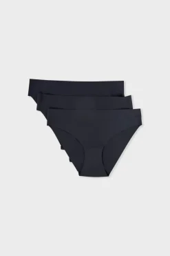 ETAM Braguita|Packs De Braguitas|Set de 3 bragas NEGRO