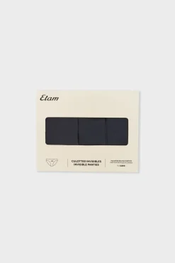 ETAM Braguita|Packs De Braguitas|Set de 3 bragas NEGRO