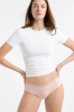 ETAM Packs De Braguitas|Culotte|Set de 3 bragas culottes de algodón MORADO