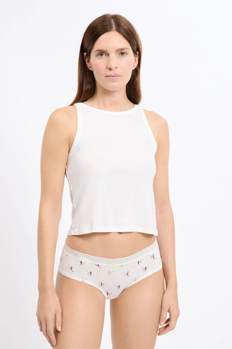 ETAM Culotte|Packs De Braguitas|Set de 3 bragas culottes de algodón y encaje con motivos ROSA