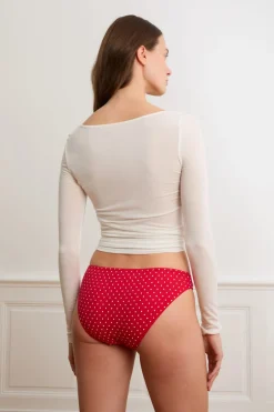 ETAM Braguita|Packs De Braguitas|Set de 3 bragas de algodón ROJO