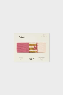 ETAM Braguita|Packs De Braguitas|Set de 3 bragas de algodón BLUSH