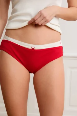 ETAM Braguita|Packs De Braguitas|Set de 3 bragas de algodón ROJO