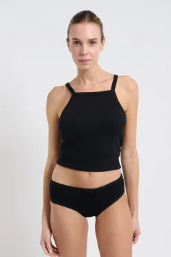 ETAM Culotte|Packs De Braguitas|Set de 3 braguitas culotte de algodón orgánico BLANCO/NEGRO/C.GRIS