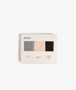 ETAM Culotte|Packs De Braguitas|Set de 3 braguitas culotte de algodón MULTICOLOR