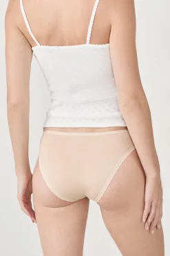 ETAM Braguita|Novedades Braguitas|Set de 3 braguitas de algodón ecológico BLANCO ROTO