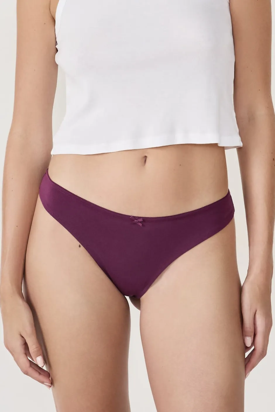 ETAM Packs De Braguitas|Set de 7 brasileños de algodón MULTICOLOR