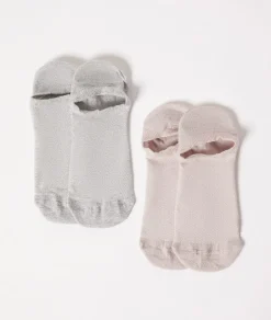ETAM Calcetines|Medias Y Calcetines|Set de 2 pares de calcetines esenciales PLATEADO