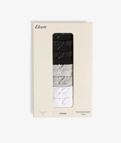 ETAM Packs De Braguitas|Set de 7 tangas de algodón MULTICOLOR