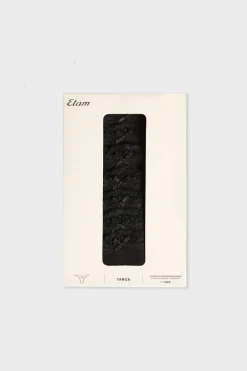 ETAM Tanga Brasileño|Packs De Braguitas|Set de 7 tangas de algodón y encaje NEGRO