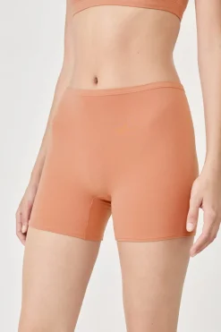 ETAM Culotte|Short ciclista de algodón orgánico elástico ROSA EMPOLVADO