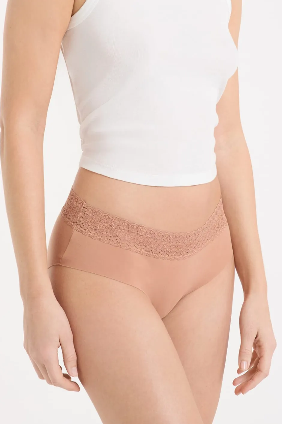 ETAM Culotte|Braguitas Party|Shorty de algodón sin costuras DUNE