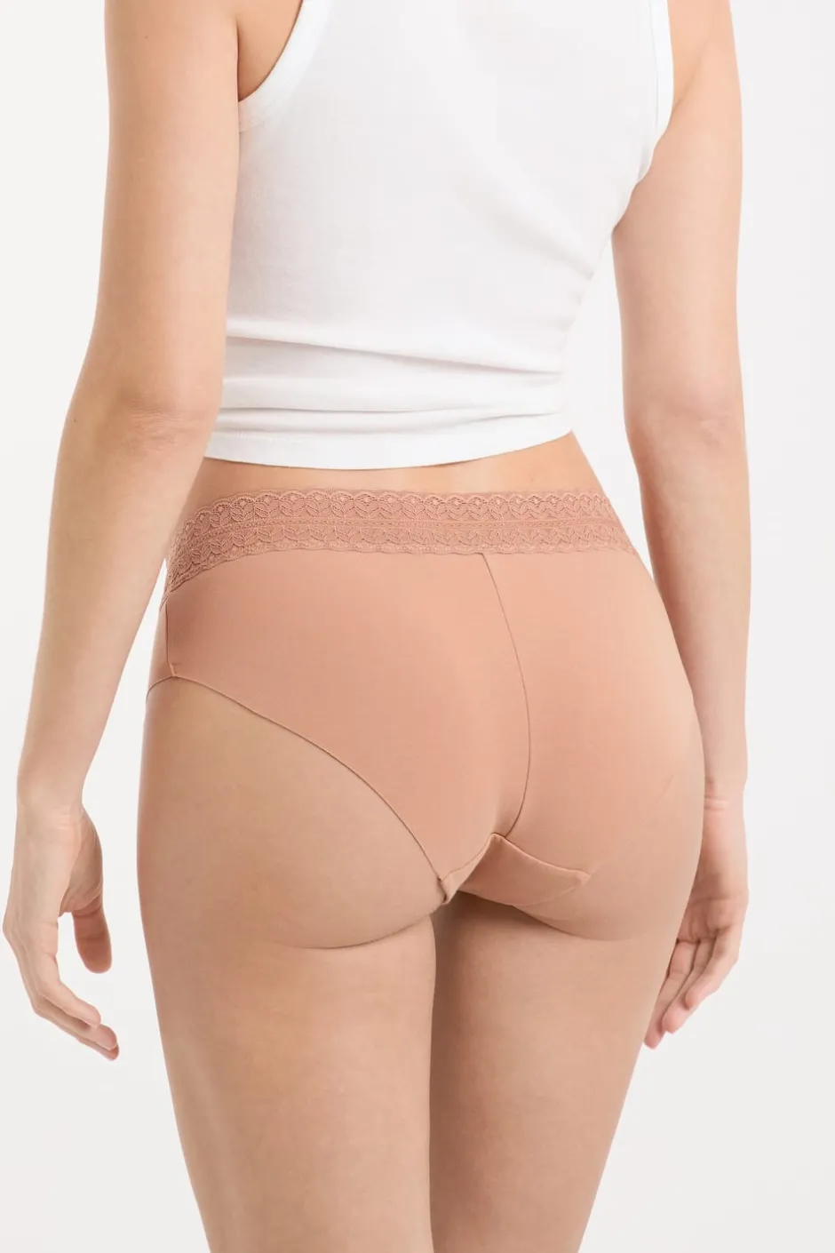 ETAM Culotte|Braguitas Party|Shorty de algodón sin costuras DUNE
