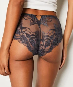 ETAM Culotte|Braguitas Encaje|Shorty de encaje ANTRACITA