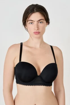 ETAM Sujetadores De Encaje|Sin Tirantes|Soutien-gorge bandeau en dentelle NOIR