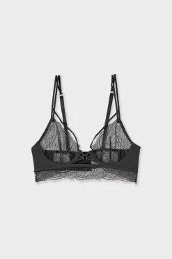 ETAM Sujetadores De Encaje|Sujetadores Sexy|Soutien-gorge bustier en dentelle NOIR