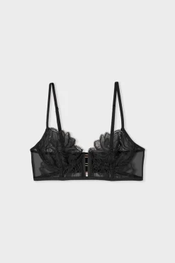 ETAM Sujetadores De Encaje|Sujetadores Sexy|Soutien-gorge bustier en guipure NOIR