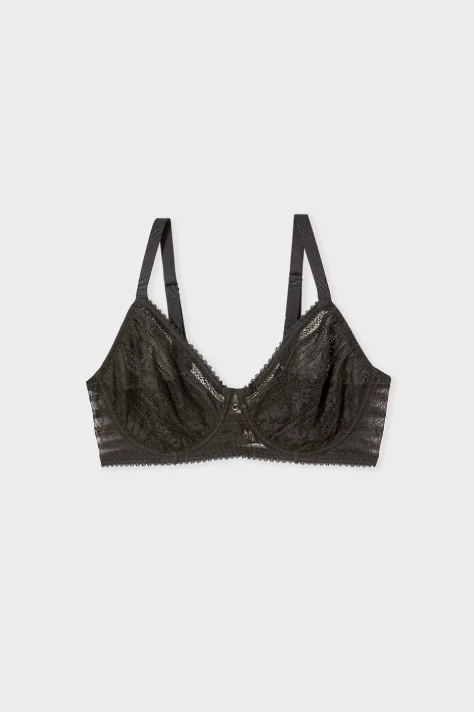 ETAM Sujetadores De Encaje|Sujetadores Talla Grande: Copas D-G|Soutien-gorge minimizer effet -1 taille NOIR