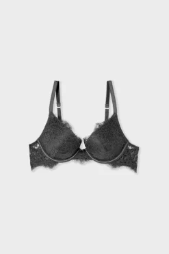 ETAM Sujetadores De Encaje|Sujetadores Sexy|Soutien-gorge N.2 - Le push-up en dentelle NOIR