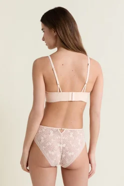 ETAM Lencería De Novia|Sujetadores De Encaje|Soutien-gorge N.8 - Le triangle sans armatures en dentelle BLUSH