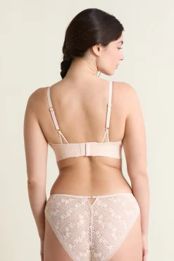 ETAM Lencería De Novia|Sujetadores De Encaje|Soutien-gorge N.8 - Le triangle sans armatures en dentelle BLUSH