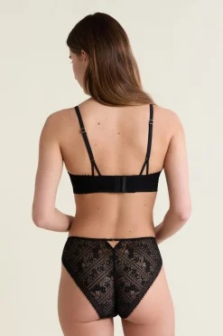 ETAM Sujetadores De Encaje|Triángulo|Soutien-gorge N.8 - Le triangle sans armatures en dentelle NOIR