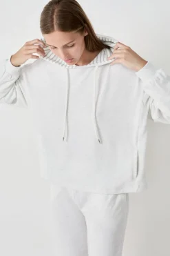 ETAM Homewear|Pijamas Calentitos|Sudadera con capucha GRIS