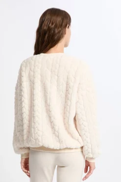 ETAM Los Pijamas Más Responsables|Pijamas Calentitos|Sudadera con efecto polar CRUDO