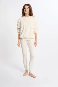 ETAM Los Pijamas Más Responsables|Pijamas Calentitos|Sudadera con efecto polar CRUDO
